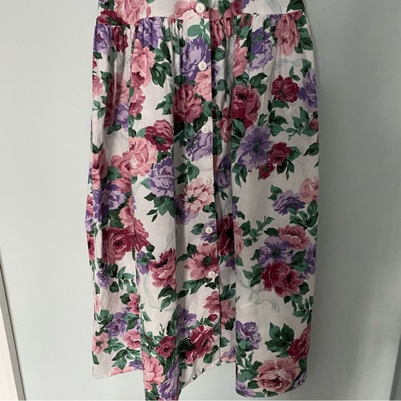 Gorgeous vintage Gunne Sax floral print cotton dress - Picture 8 of 9